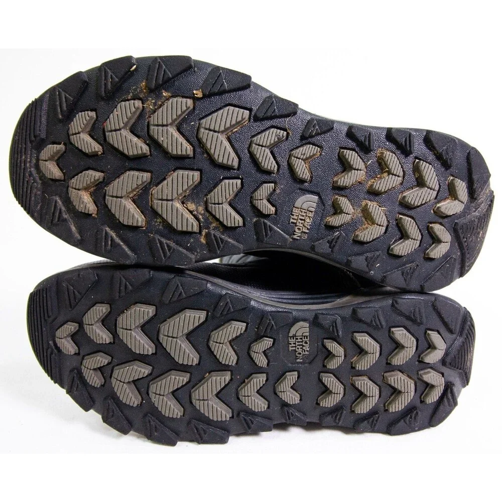 The North Face Puffer Winter Snow Boots Women Size 3 Water Resistant Lined Black